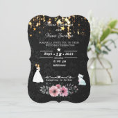 Regen sterren kaart (Staand voorkant)