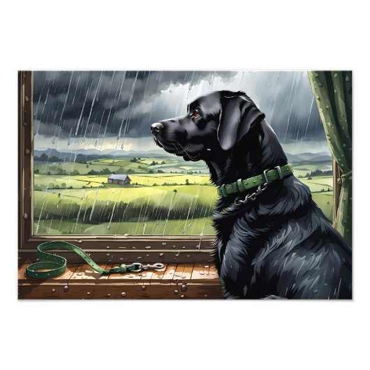 Regen stopt spelen foto afdruk (Voorkant)