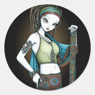 "Regen" Tribal Dreadlock Rain Maker Fae Stickers
