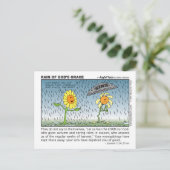 Regen van Gods Grace briefkaart (Staand voorkant)