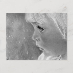 Regen weg Briefkaart