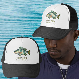 Regenachtig Lake Ontario Minnesota nautische vis Trucker Pet