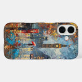 Regenachtige avond in Londen Case-Mate iPhone Case (Achterkant (horizontaal))