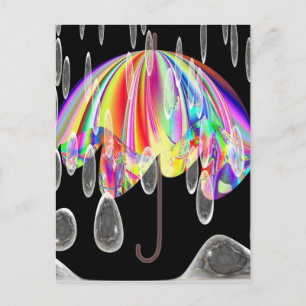 Regenachtige Dag bij de Dierentuin Briefkaart