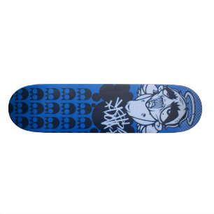 regenachtige dag blues dek door DOLLA Skateboard