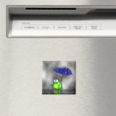regenachtige dag kikkermagneet magneet (Insitu (Vaatwasser))