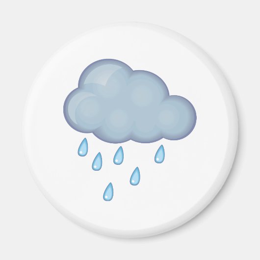 regenachtige dag magneet (Voorkant)