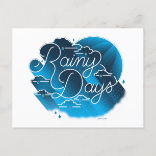 Regenachtige dagen / Briefkaart