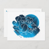 Regenachtige dagen / Briefkaart (Voorkant / Achterkant)