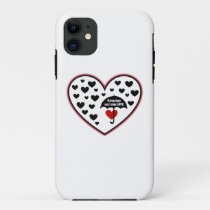 Regenachtige dagen kunnen liefde niet stoppen iPhone 11 hoesje