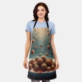 Regenachtige gehaktballen schort (Gedragen)