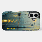Regenachtige stad nacht reflecties Case-Mate iPhone case (Achterkant (horizontaal))