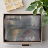 Regenachtige stadswandeling Central Park Decoupage Tissuepapier (Geschenk)