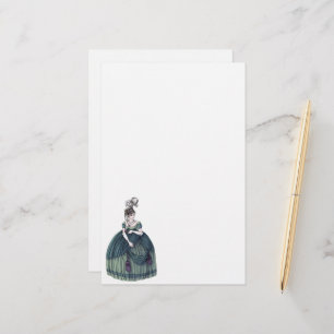 Regenbank Mode — Lady #4 Briefpapier