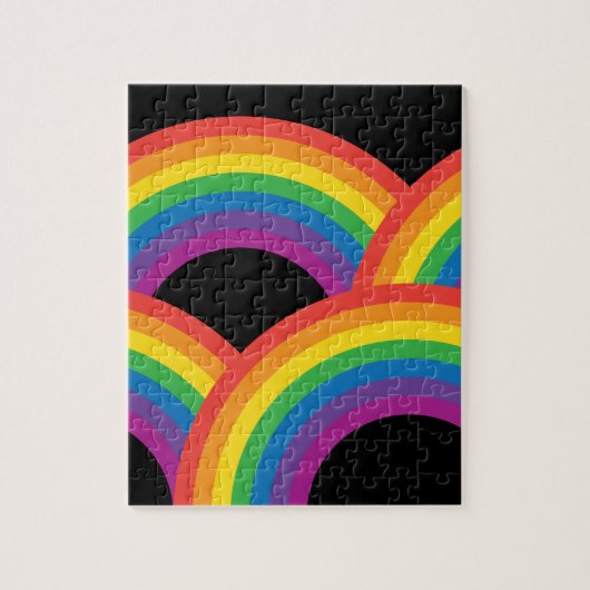 Regenbogen Donker Legpuzzel (Verticaal)