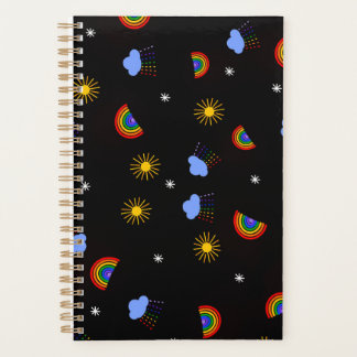 Regenbogen en regenplanner planner