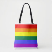 Regenbogen Flagge Draagtas (Voorkant)