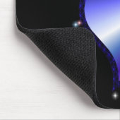 Regenbogen-Herz mit Sternchen auf schwarz Muismat (Hoek)