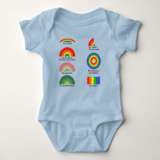 Regenbogen in Hawaï Romper