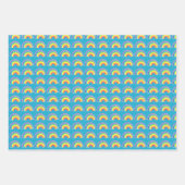 Regenbogen op knutselen en decoupage inpakpapier vel (Voorkant 2)