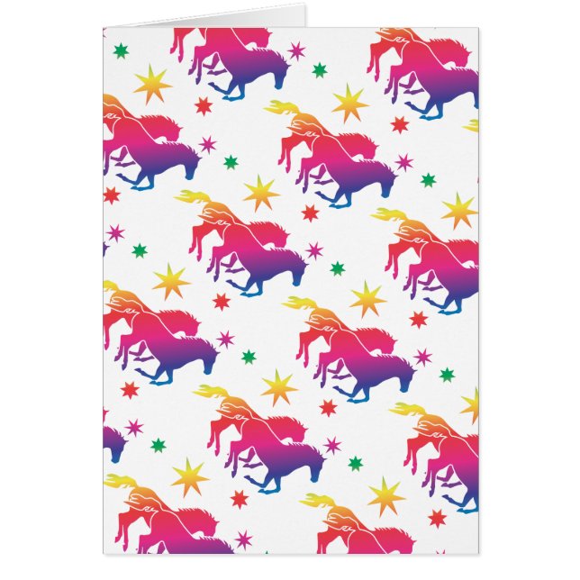 Regenbogen Pferde (Devant)