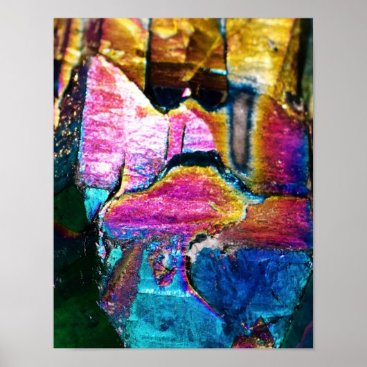 Regenbogen van steen poster (Voorkant)