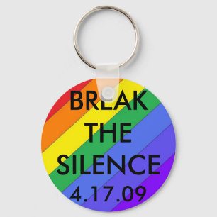 regenboog2, BREAKTHESILENCE, 4.17.09 Sleutelhanger