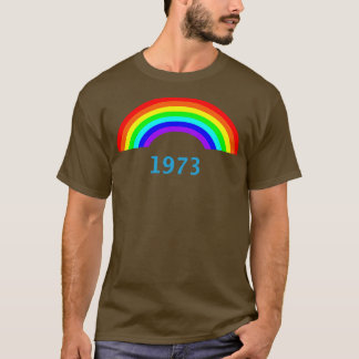  Regenboog 1973 Een Retro Jaar T-shirt