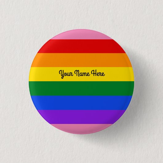 Regenboog #1 Button (Voorkant)