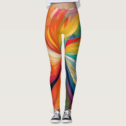Regenboog 3 leggings (Voorkant)