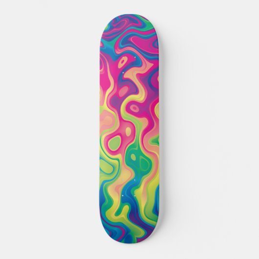 Regenboog 8 skateboard (Voorkant)