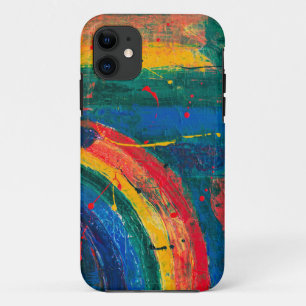 Regenboog Abstract iPhone 11 Hoesje