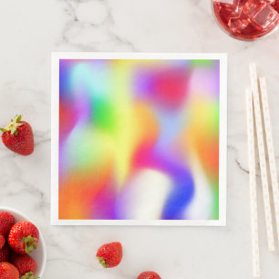 Regenboog abstract fantasie gradiënt servet