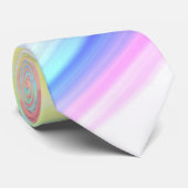 regenboog abstracte stropdas (Opgerold)