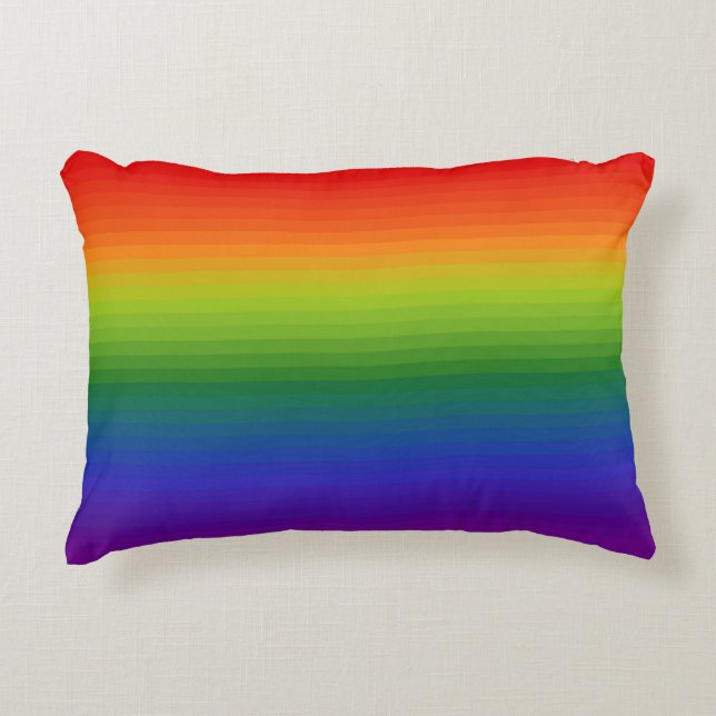 Regenboog Accent Kussen (Voorkant)