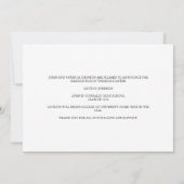 Regenboog Afstuderen foto Elegant 2024 Afstuderen Aankondiging (Achterkant)