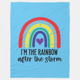 Regenboog Baby Fleece Deken