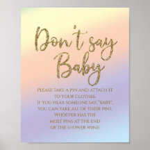 Regenboog Baby Shower Spel Zonder Baby