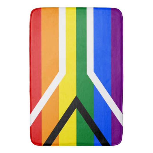 Regenboog Badmat (Voorkant Verticaal)