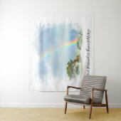 *~* Regenboog Berg Top Struiken Boom AR11 Wandkleed (In situ)