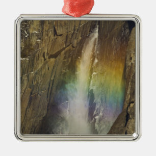 Regenboog bij Upper Yosemite Falls in Yosemite Metalen Ornament