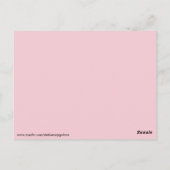 Regenboog bloeit briefkaart (Achterkant)