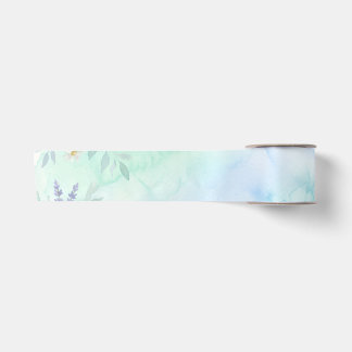 regenboog bloemig pastel waterverf blauw groene ac lint