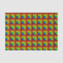 Regenboog blokkeert weefselpapier