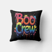 Regenboog BOO CREW Kussen (Achterkant)