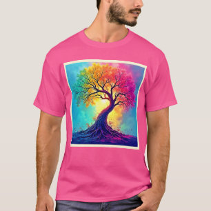 Regenboog Boom: Wortels van Oneindige Hoop Kunst T-shirt