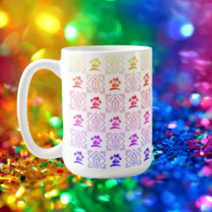 Regenboog Botanische Verrukking Koffiemok