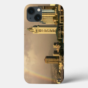Regenboog boven Honolulu, Hawaï, VS 2 iPhone 13 Hoesje