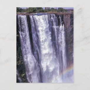 Regenboog boven Victoriawatervallen - Zimbabwe, Af Briefkaart