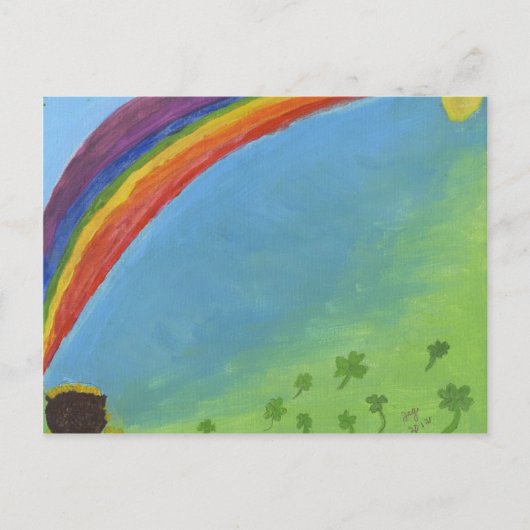 Regenboog Briefkaart (Voorkant)